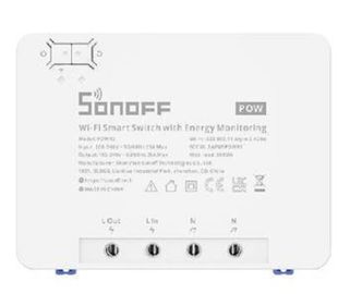 Releu inteligent wireless de mare putere SONOFF POWR3, Wi-Fi 2.4 GHz, montare sina DIN