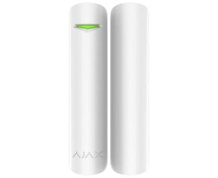 Contact magnetic wireless cu senzor de soc, 868 MHz, 1200 m, Alb, AJAX DOORPROTECTPLUS WH