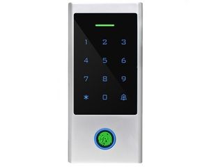 Control acces standalone Secukey HF1-WiFi EM+Mifare, Wi-Fi, Amprenta, PIN, Card RFID + Mifare, compatibil cu Tuya