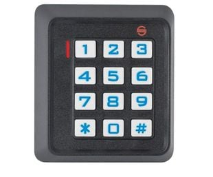 Controler acces standalone, card RFID 125 kHz, PIN, tastatura iluminata, Wiegand 26 in/out, negru, Silin, SK-30EM-B