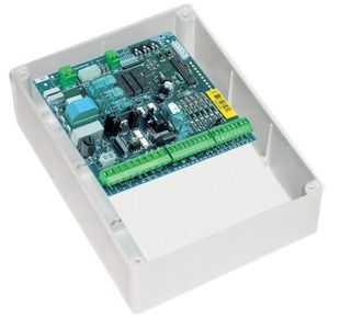 Controler cu receptor radio Quiko QK-CE220CTD, accepta maxim 4 bolarzi, 230V, display LED, IP55 