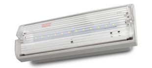 Lampa emergenta LED SMD , montaj perete, 2.8W, acumulator 3h autonomie, regim permanent, IP65, IK08, Arelux AW40LEDM