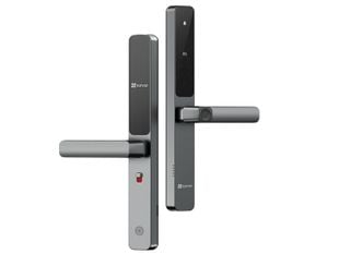 Incuietoare smart cu amprenta EZVIZ DL06, acces multiplu, Wi-Fi, control aplicatie, alarma, IP55, CS-DL06