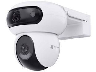 Camera de supraveghere duala Ezviz CS-H90 (4MP+4MP), Wi-Fi, 2K x2 , Full Color, functii AI detectie umana- vehicule, audio bidirectional, vedere panoramica, rotire- inclinare din aplicatie, slot card microSD