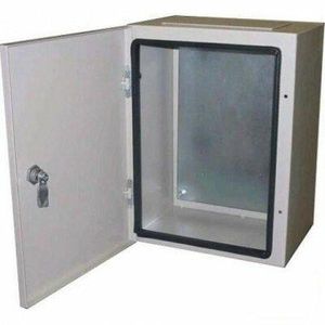 Cutie metalica IP65 300X250X150 cu contrapanou, CAS-300x250x150
