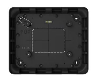 Cutie montaj cabluri Ajax GlandBox BL, compatibil Ajax FireHub WH, 16 orificii, diametru max 20mm, fixare sigura, IP20, EN54, negru