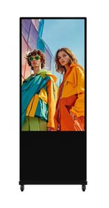 Digital Signage interactiv Hikvision DS-D6055UT-D/S, 55 inch, touchscreen capacitiv 10 puncte, Android 13, 4K UHD, de podea