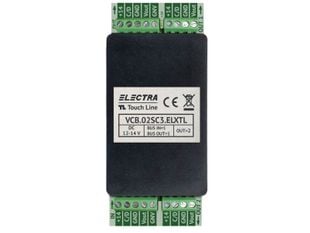 Doza derivatie video Electra VCB.02SC3.ELXTL, 2 iesiri, conectori surub, protectii scurtcircuit