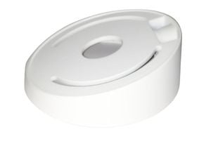 Doza inclinata de montaj pe tavan pentru camere dome, plastic, alba, 111 x 39.2mm, Hikvision DS-1259ZJ