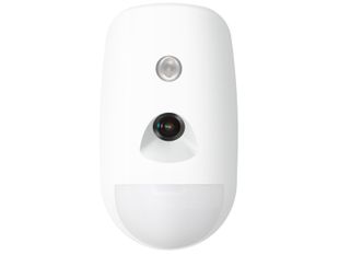 Detector cu PIR si camera Hikvision, 2MP, RS-485, pana la 12m, imunitate la animale de pana la 24kg, compatibil cu AX Hybrid PRO, DS-PD501PC12