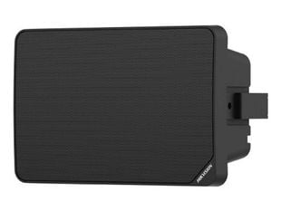 Difuzor IP tip cabinet Hikvision DS-QAZ1120G1R-B/BLACK, 20W, 8 ohm, 5.25 inch, intrari 2 microfoane 3.5mm, audio bidirectional, TTS, memorie interna 64GB, RJ45, negru