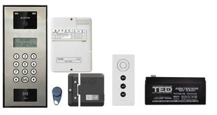 Kit interfonie scara de bloc pentru 14 apartamente ELECTRA DIGITAL, ELE14DIG