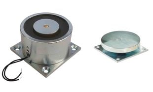 Electromagnet pentru usi antifoc, 1500N, 24V, placa inclusa, Elfri S10160_02