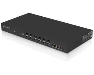 Switch fibra optica 12 porturi SFP + 4 porturi RJ45 Gigabit Ubiquiti ES-12F
