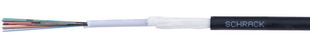 Fibra optica 4 fibre, Singlemode, diametru 5.80mm, 1250N, manta LSOH, protectie rozatoare, 100m, Schrack HSFAIBH049X100