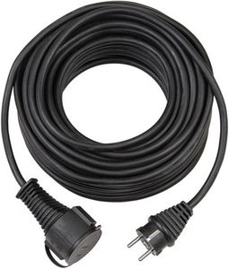 Cablu cupru 3 x 2.5, 20M, cu stecher si cupla, negru, FS-UK2025
