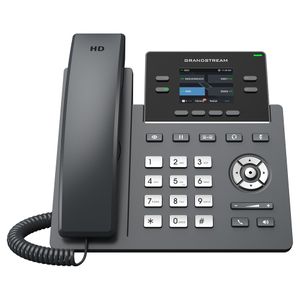Telefon IP Grandstream, 4 linii, ecran color, PoE, 2 porturi LAN, compatibil GDMS, GRP2612G