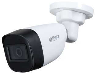 Camera de supraveghere pentru exterior 2MP Full HD, microfon, 2.8mm, IR30m, HD-CVI/HD-TVI/AHD, Dahua HAC-HFW1200C-A