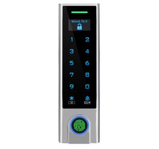 Control acces standalone WiFi SECUKEY HFD3-WIFI, Carduri EM si Mifare, Amprenta, Taste touch, Compatibil cu aplicatia Tuya
