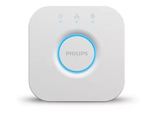 Hub inteligent Philips Hue Bridge 8719514342620, control 50 lumini si 12 accesorii, Ethernet, compatibil Alexa Google Home Apple HomeKit, Zigbee, automatizare casa