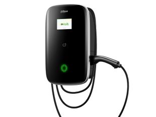 Statie incarcare masini electrice Dahua ICS-A220E-B2D, 22kW, trifazat, plug and play, RFID, aplicatie, 1x RJ45, cablu 5m tip 2, IP66, IK10