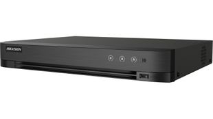 DVR 8 canale, 2MP Full HD, Hikvision Acusense iDS-7208HQHI-M1/XT, HDTVI/CVI/AHD/IP, Audio prin Coaxial, 1x SATA max. 10TB