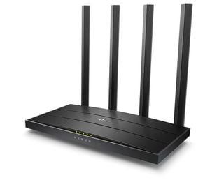 ROUTER TP-LINK wireless, 5 porturi, 2.4 si 5GHz, 300 si 867Mbps, 4 antene interne si 1 interna,  ARCHER C6
