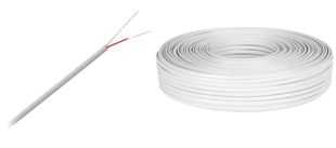 Cablu telefonic cu 2 fire, lungime 100m, Alantec KAB0500