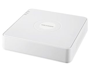NVR 4 canale, 4 MP, PoE, 40/60 Mbps, Hikvision, DS-7104NI-Q1/4P(C)