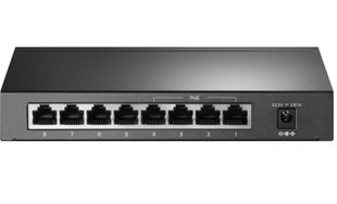 Switch cu 8 porturi, 8x LAN, 4x PoE, 41 W, TP-Link, TL-SF1008LP