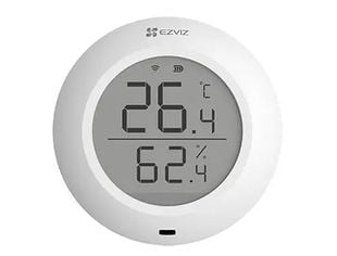 Senzor de temperatura si umiditate Ezviz CS-T51C, ecran 1.8", Wi-Fi 2.4GHz, baterie CR2450
