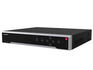 NVR 32 canale, 8K, 32MP, Hikvision DS-7732NI-M4/24P, 100/1000 Mbps, 1x RCA, Alarma 16/9, 24 porturi PoE, montare in rack de1.5 U
