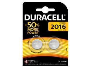 Baterie blister 2 buc, 3V, litiu, Duracell DUR-CR2016