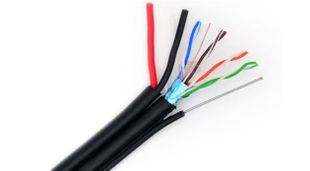 Cablu retea FTP CAT5e, cupru si aluminiu, 305m, negru, Alien FTPCCA305-SUFA+POW-ALIEN