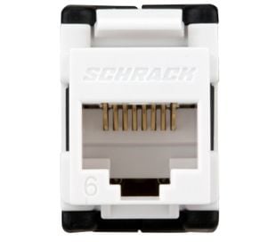 Modul RJ45 neecranat, Cat.6 De-embedded, TOOLLESS LINE, Schrack HSEMRJ6UWS