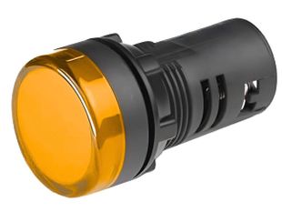 Lampa de semnalizare, LED, galben, diametru 22mm, 230V AC, Freder LS-Y-D22/230V