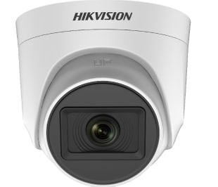Camera de supraveghere pentru interior cu microfon, 5MP 2K+, IR cu EXIR 20m, Hikvision DS-2CE76H0T-ITPFS2.8MM