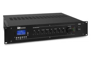 Amplificator Power Dynamics PRM60, clasa profesionala, 6 canale, 60W RMS, USB, 2 intrari microfon
