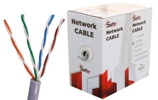 Cablu de retea UTP Cat6, CCA, 305 metri, Safer, SAF-UTPCCA-CAT6-305M