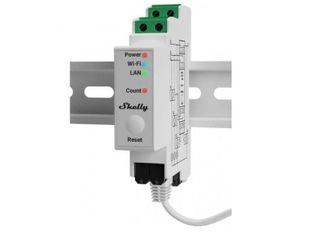 Releu Smart pentru SHELLY PRO 3EM-120A, 240V, Wi-Fi, montare pe sina DIN, senzor temperatura