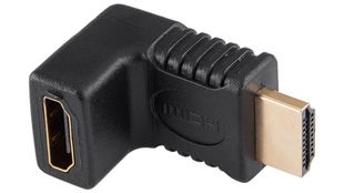Adaptor HDMI tata si mama ZLA0666, unghi 90 grade, negru