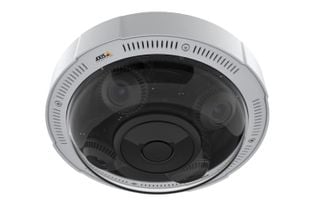 Camera supraveghere IP panoramica AXIS P3727-PLE, 4 lentile de 2MP, Iluminare IR 50m, Functii AI, PoE, NEMA 4X, IP66, IK09