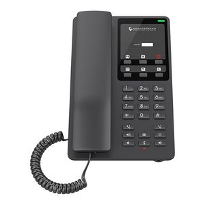 Telefon VoIP Wi-Fi Grandstream GHP621W, 2 linii, 2 conturi SIP, conferinta vocala 3 cai, negru