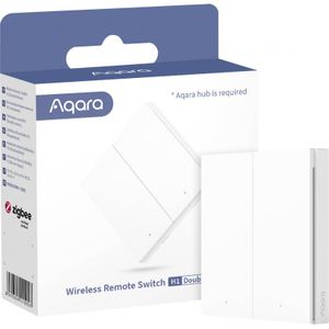 Intrerupator dublu inteligent AQARA Wireless Switch H1, WRS-R02