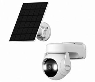 Camera de supraveghere Wi-Fi Imou Cell PT Lite cu panou solar, 3MP, baterie reincarcabila, audio bidirectional, PIR, IP66, IPC-K9ECP-3T0WE/FSP12-TYPEC
