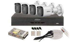Kit supraveghere video pentru exterior, 2MP, IR 30m, lentila 3.6mm