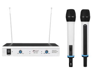 Kit microfon wireless VHF, cu doua microfoane wireless de mana, MS-103V/HH