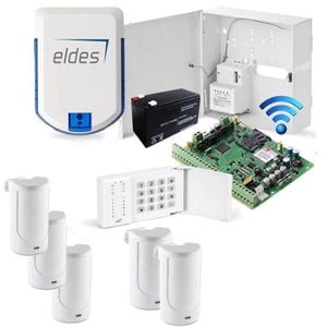 Kit sistem de alarma GSM Wireless 5 zone ELDES