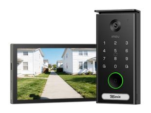 Kit videointerfon IP Imou VDP7 VO1-5M0R/VH1-7A0S, 5MP QHD, ecran tactil 7 inch, detectie AI, viziune IR 15m, acces card/PIN/app, slot microSD
