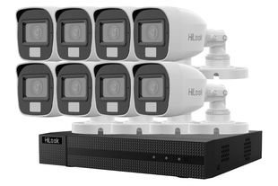 KIT supraveghere video, 8 camere exterior, 5MP, 1 DVR 8 canale